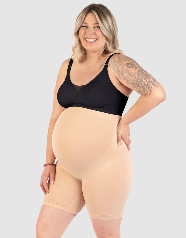 B Free Intimate Apparel - Invisible Mesh Maternity & Nursing Padded Bra (C-D-DD-E-F-G) Cup