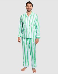 Sant And Abel - Men's Drawbertson Wild Stripes Long PJ Set