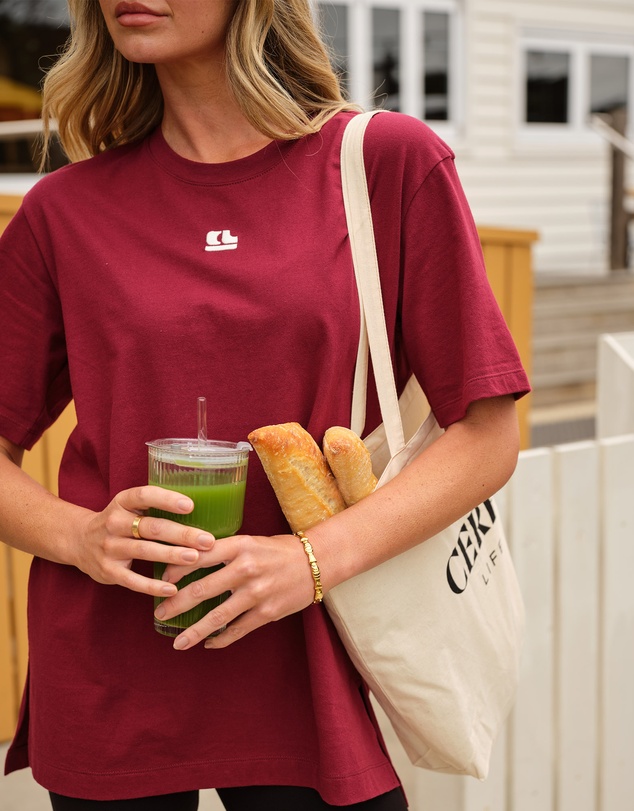 Ceres Life - Lola Longline Step Hem Tee