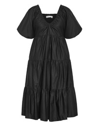 City Chic - Fantasy Puff Sleeve Midi Dress
