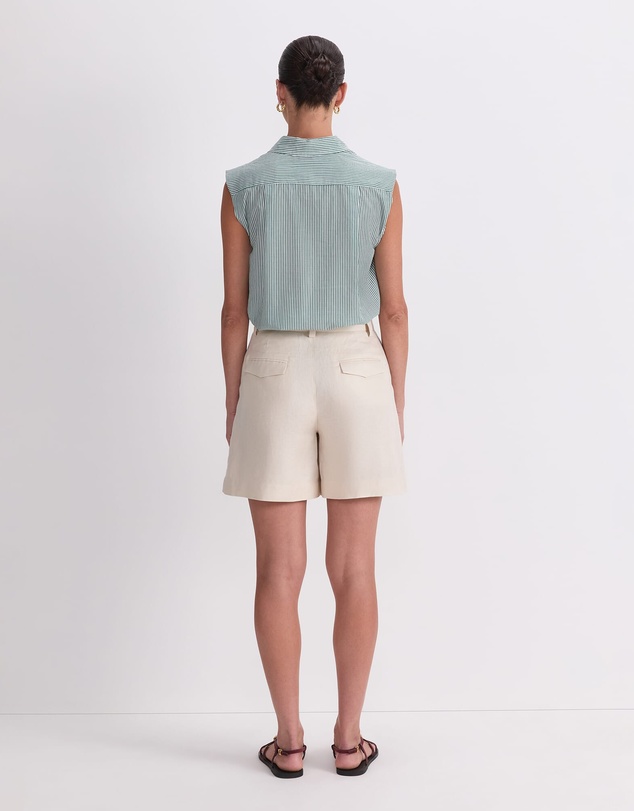 Sportscraft - Jamie Linen Pleat Short