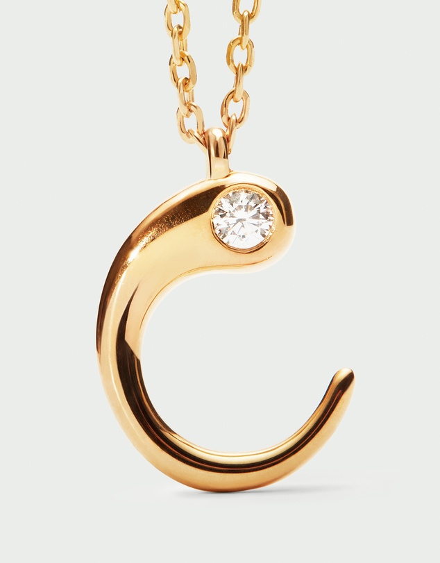 PDPAOLA - Initial 2026 C Pendant Necklace