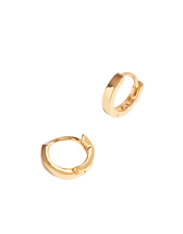 Lovisa - Gold Plated Sterling Silver Huggie Hoop Earrings