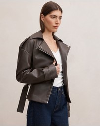 Forever New - Brooklyn Belted Biker Jacket