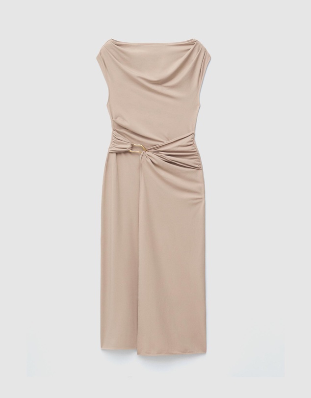 & Other Stories - Draped Midi Dress