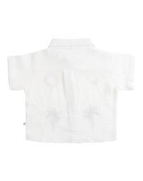 Kynd Baby - Woven Embroidered Shirt Coconut - Size 1