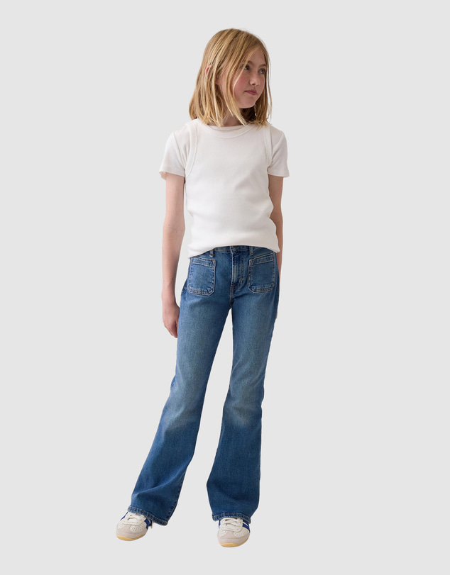 GAP - High Rise '70s Flare Jeans - Kids-Teens