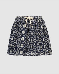 Like FLO - Fully Embroidered Skirt - Kids-Teens