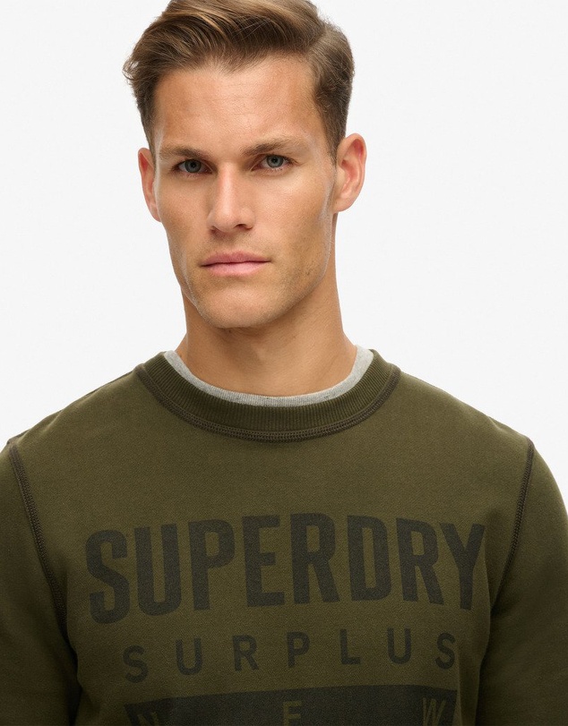 Superdry - Slim Fit Surplus Graphic Crew