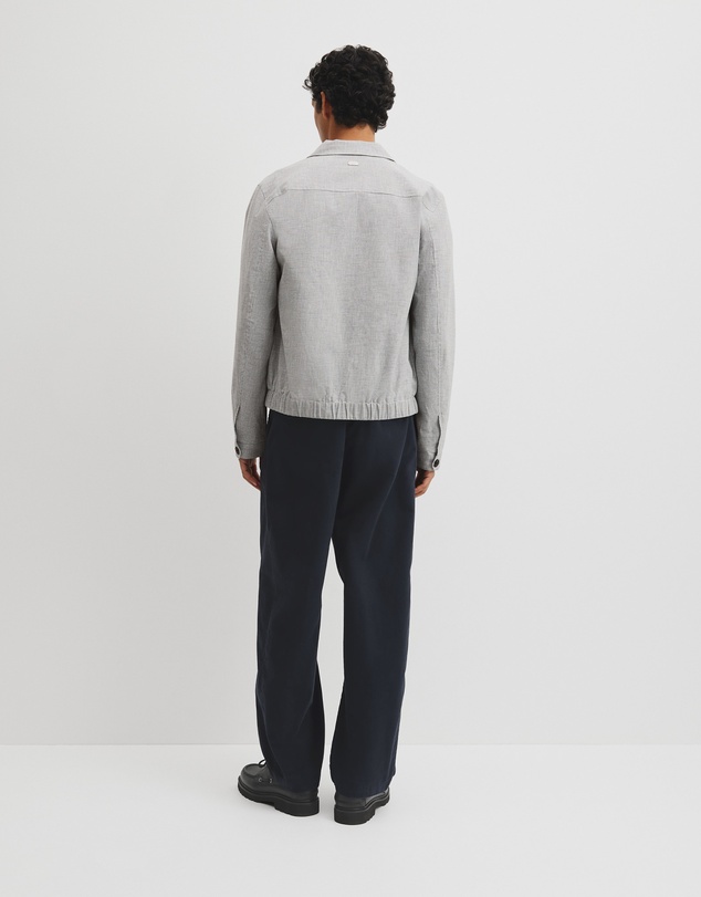 Country Road - Cotton Linen Houndstooth Jacket