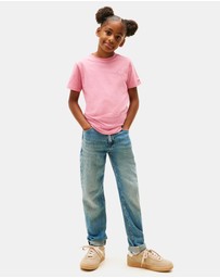 Tommy Hilfiger - Unisex Logo Crew Neck T-Shirt - Teens