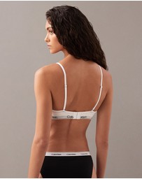 Calvin Klein - Icon Cotton Modal Lightly Lined Plunge Bra