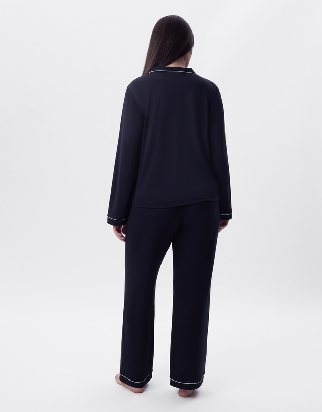 Bras N Things - Emilia Long Sleeve Top - Black