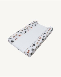 Living Textiles - Jersey Change Mat Cover - Forest Retreat