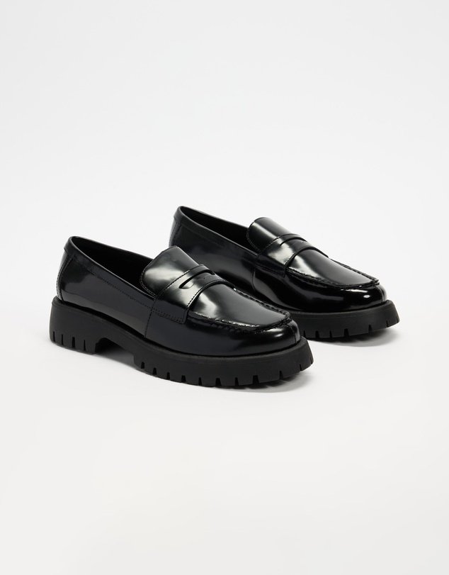 AERE - Chunky Leather Loafers
