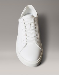 Calvin Klein - Leather Emblem Logo Pattern Trainers