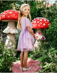 Fleur Harris - 'The Magic Faraway Tree' Sequin Fairy Dress in Lilac