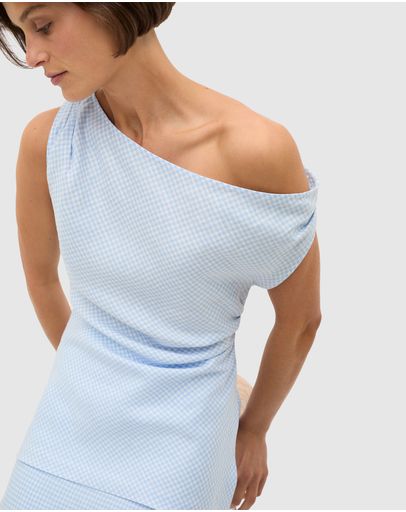 Chalk Blue Gingham