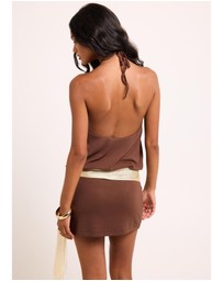 Alice In The Eve - Keely Halter Mini Dress