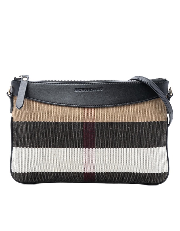 Pre-Loved by Azura Reborn - Pre-Loved Mega Check Canvas Peyton Crossbody