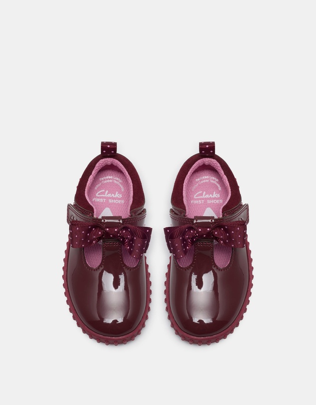 Clarks - Cove Bow (T) Burgundy