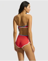 Seafolly - Beach Bound Zip Front Bandeau