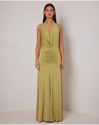 Elle Zeitoune - Amora Flowing Halter Gown