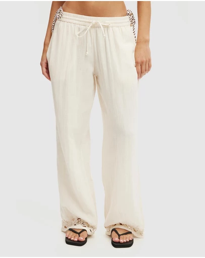 Cotton On Body - Woven Wide Leg Beach Pants