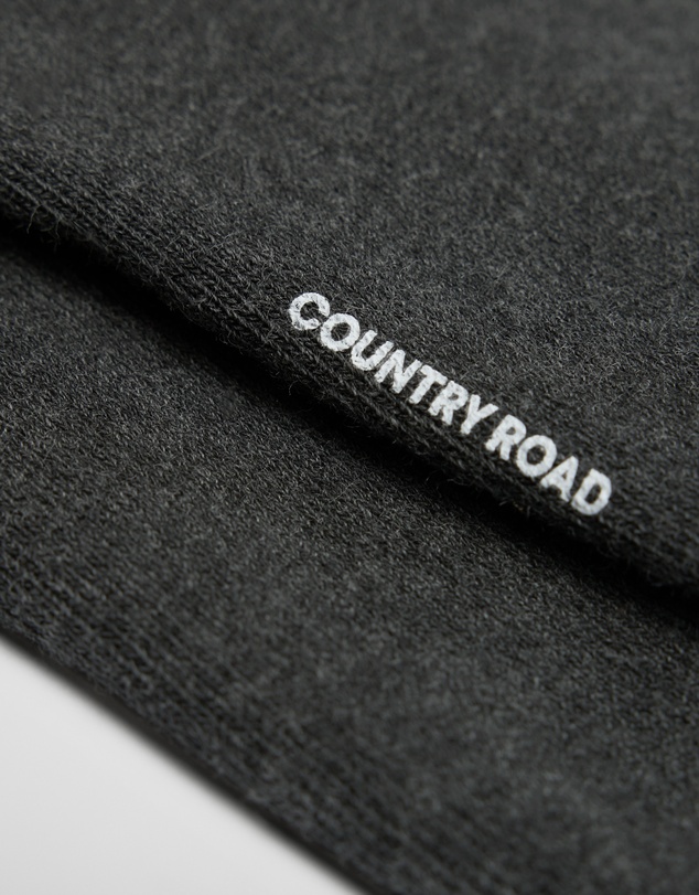 Country Road - Cotton Blend Boot Crew Sock
