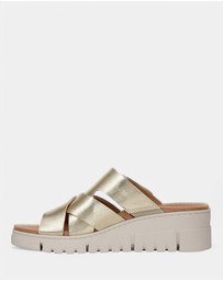 Vionic - Uptown Sunset Wedge - Gold