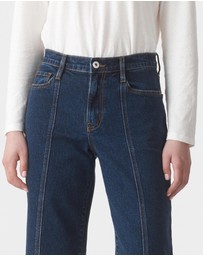 Outland Denim - 32in Mia Mid Wide Seamed Jeans