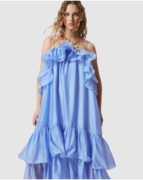 & Other Stories - Off-Shoulder Ruffle Maxi Dress