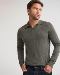 Oxford - Blair Polo Collar Merino Knit