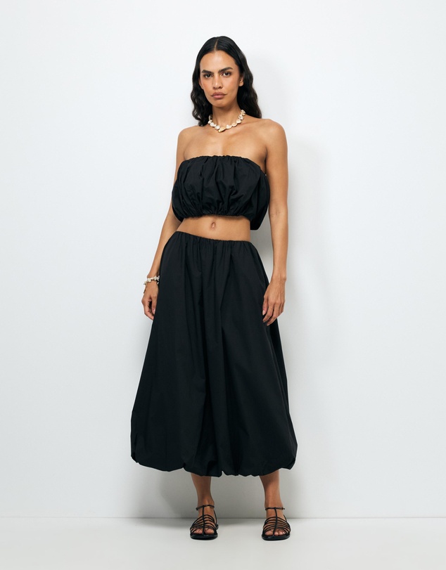 AERE - Quill Strapless Top