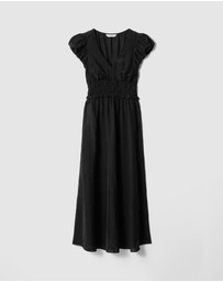 & Other Stories - Bubble-Sleeve Midi Dress
