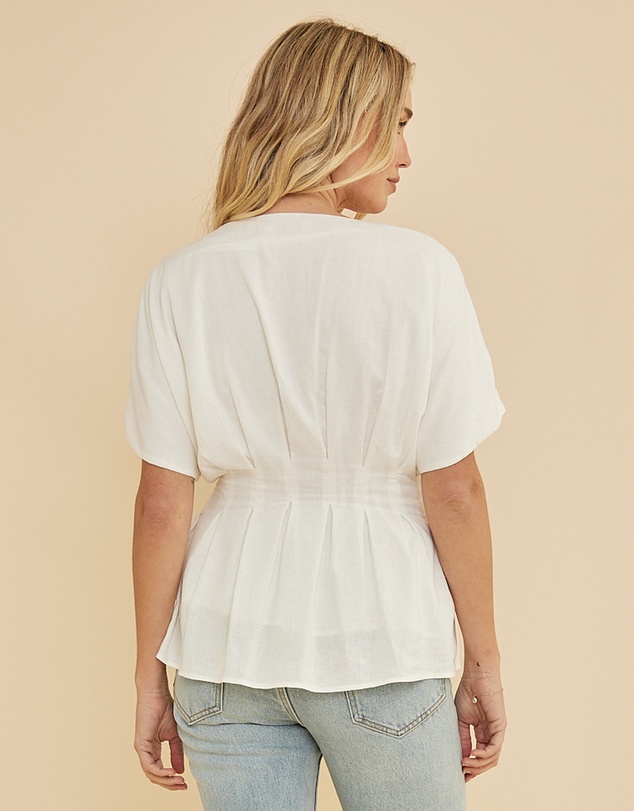 Amelius - Francesca Pleated Top