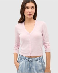 Seed Heritage - Australian Merino Cropped Cardigan
