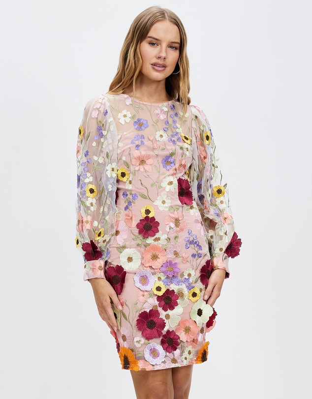 Romance by Honey and Beau - Bridgette Long Sleeve Dress