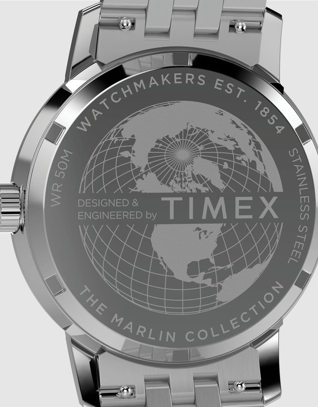 TIMEX - Marlin® Quartz GMT 40mm Stainless Steel Bracelet Watch