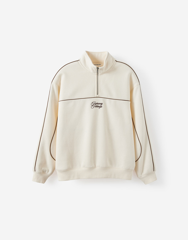 Cotton On - 1/4 Zip Graphic Fleece