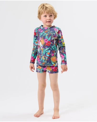 Goldie + Ace - Paradise Rashguard - Babies-Kids
