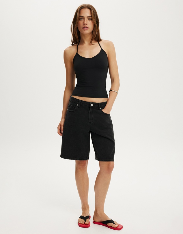 Cotton On - Baggy Denim Shorts
