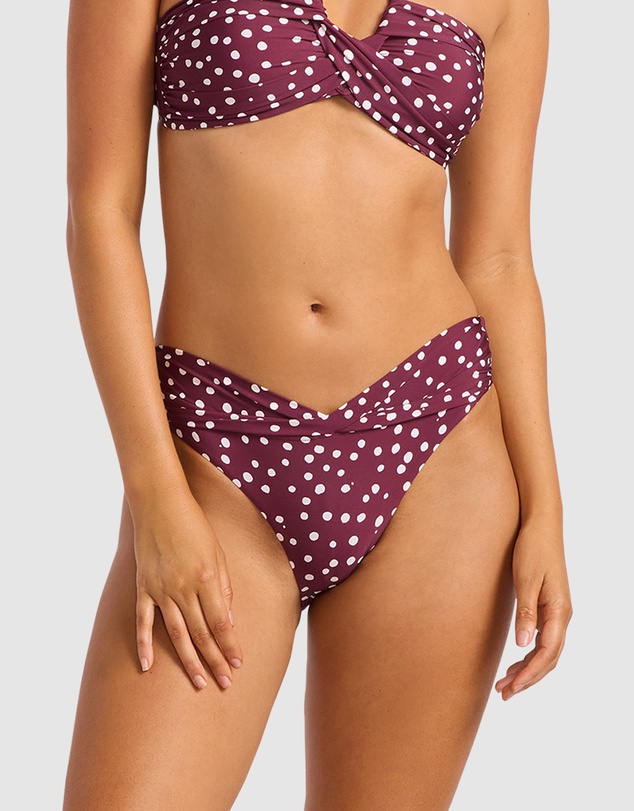 Seafolly - Dolce Dot Twist Band Mini Hipster Bikini Bottom