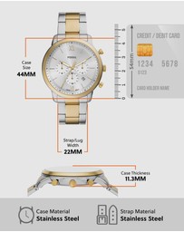 Fossil - Neutra Two Tone Chronograph Watch