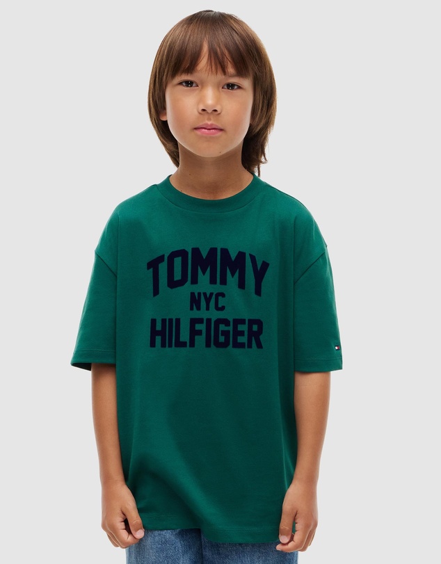Tommy Hilfiger - Logo Jersey Crew Neck T-Shirt - Teens