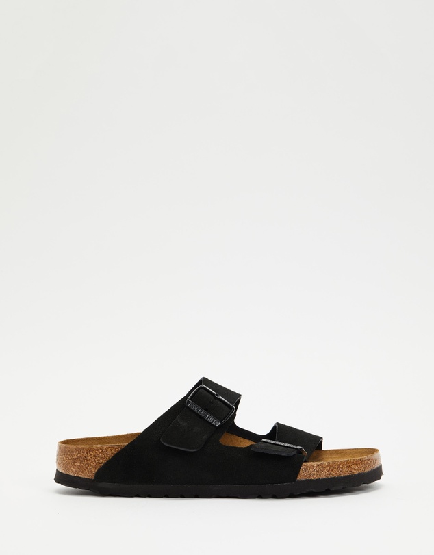 Birkenstock - Arizona Soft Footbed Suede Leather Narrow - Women's