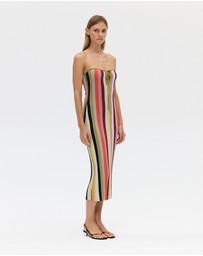 Third Form - Rhythm Knit Strapless Midi