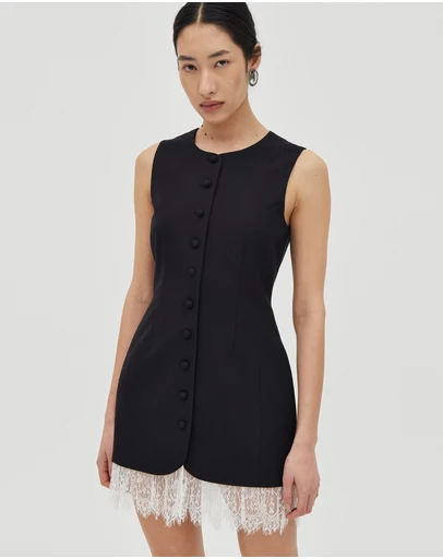 Third Form - Nocturne Lace Trim Mini