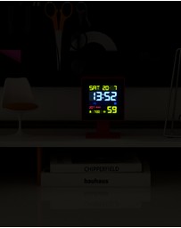 Newgate - Newgate Monolith Lcd Alarm Clock Fire Engine Red