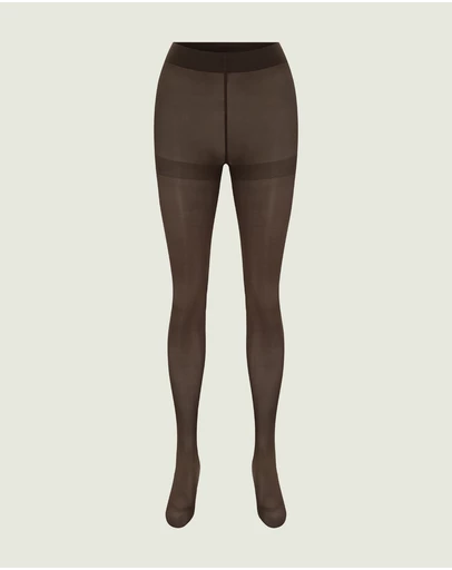 INSTOCK - Haze — 50 Denier Brown Matte Tights
